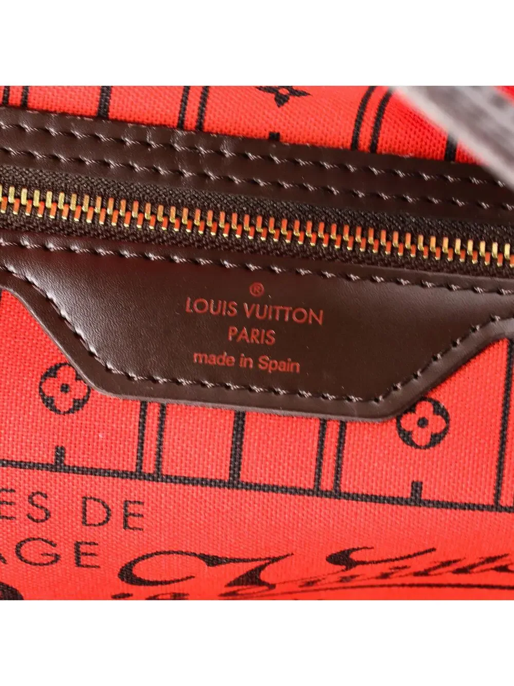 Louis Vuitton Neverfull Nm Tote Damier #284995L18B